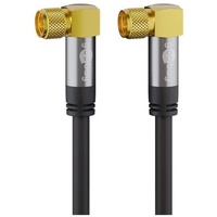 Goobay 70578 / Antennenanschlusskabel F (135 dB typ) 4x