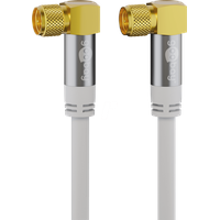 Goobay 70484 / 90 Grad F Stecker auf 90