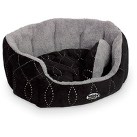 Nobby Komfortbett Ceno oval schwarz/grau
