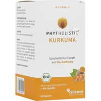 Cellavent Healthcare Acurmin Phytholistic Kurkuma Kapseln 60 St.