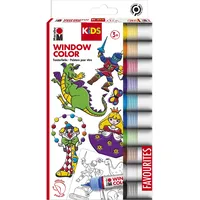 Marabu Kids Window Color Set 10 St. 25 ml
