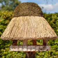 Voss.garden Vogelvilla XL Föhr mit Reetdach, Naturbelassene Birke 54cm