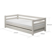 Flexa Bett Classic 90x190cm weiß