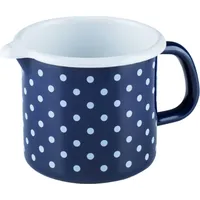 RIESS Schnabeltopf Ø10cm 3/4L Pünktchenblau