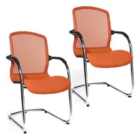 TOPSTAR Open Chair 100 2er Set Trevira orange