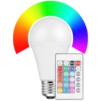 Blulaxa 48633 + LED Lampe, E27, 9 W, RGBW,