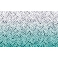 KOMAR Fototapete Herringbone Mint 400 x 250 cm