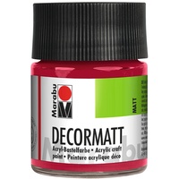 Marabu Decormatt Acryl 50 ml karminrot