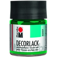 Marabu Decorlack Acrylfarbe 50 ml Saftgrün
