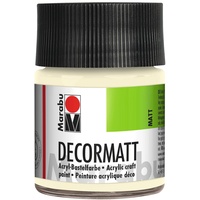 Marabu Decormatt Acryl 50 ml elfenbein