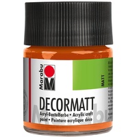 Marabu Decormatt Acryl 50 ml orange