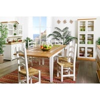 1a Direktimport Schreibtisch Mexico weiß / Honig