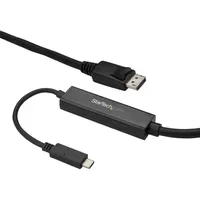 Startech USB-C auf DisplayPort Kabel 3 m Schwarz