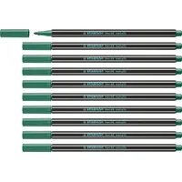 Stabilo Filzstift 10 St. wischfest metallic Grün