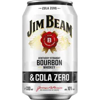 Jim Beam Bourbon & Cola Zero 10% vol 0,33