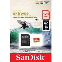 SanDisk Extreme microSDXC UHS-I A2 U3 V30 + SD-Adapter