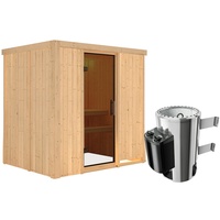 Karibu Sauna Fanja - 68 mm Systemsauna - 230