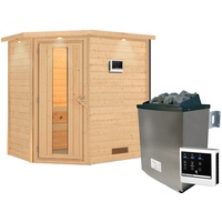 Karibu Sauna Svea inkl. 9 kW Ofen inkl. Steuergerät