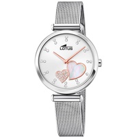 Lotus Bliss Silber Edelstahl Case SilberEdelstahl Band