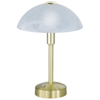 Trio LED-Tischleuchte Donna Metall Gold Messing