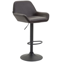 CLP Barhocker Braga Kunstleder braun schwarz