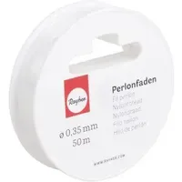 Rayher Perlonfaden transparent 0,35 mm Rolle 50 m