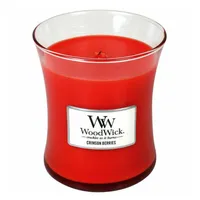 Woodwick Crimson Berries Duftkerze mit Holzdocht 610 g