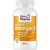 ZeinPharma Omega-3 Gold Brain Edition Softgel-Kapseln 120 St.