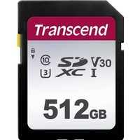 Transcend SDC300S SDXC UHS-I Class 10 U3 V30 512