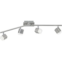 Trio Reality Leuchten 4er LED Balken Roubaix weiß, Nickel