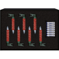 Krinner Lumix Superlight Crystal Mini 7er Erweiterungs Set rot