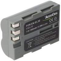 AccuCell Akku passend für Nikon EN-EL3e, D700, 1800mAh, ENEL3e,