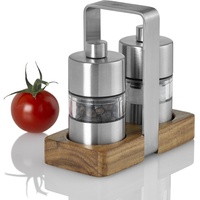 AdHoc AHM-ME03 Salz- und Pfeffermühlen-Set Edelstahl