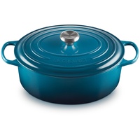 Le Creuset  Signature Bräter 31 cm oval deep teal