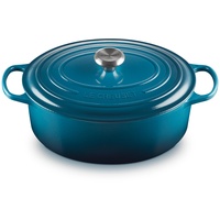 Le Creuset Signature Bräter 31 cm oval deep teal