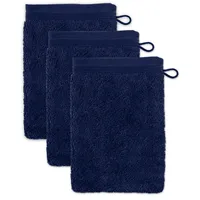 Möve Superwuschel Waschhandschuh 15 x 20 cm deep sea