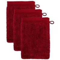 Möve Superwuschel Waschhandschuh 15 x 20 cm ruby 3