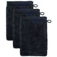 Möve Superwuschel Waschhandschuh 15 x 20 cm dark grey