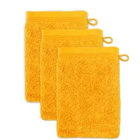 Möve Superwuschel Waschhandschuh 15 x 20 cm gold 3