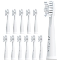 AILORIA Flash Travel Ersatzbürstenköpfe 12er Set Weiß
