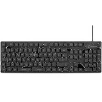 Renkforce RF-3561816 USB Tastatur Deutsch, QWERTZ Schwarz Silikonmembran vollversiegelt