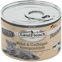 LandFleisch Kitten Pastete Rind & Geflügelkomposition 6 x 195
