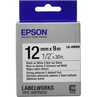 Epson Schriftband LK-4WBW schwarz auf weiß 12mm x 9m