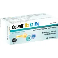 Cefak Cefavit D3 K2 Mg 2.000 I.E. Hartkapseln 100