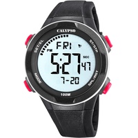 Calypso Herren K5780/2 Flash Time Schwarz Silikon Case SchwarzSilikon