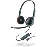 Schwarzkopf Poly Blackwire C3220 (Kabelgebunden), Office Headset Schwarz