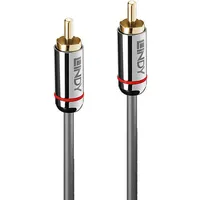 Lindy 35340 Audio-Kabel 2 m RCA Anthrazit