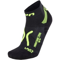 Uyn Run Marathon Zero Socks Men's Schwarz/Neongelb 47