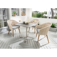 Destiny Loft Gartentisch 68 x 65 cm grau klappbar