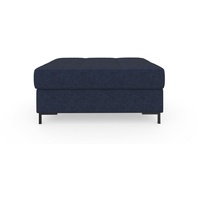 DOMO collection Polsterhocker »Capelo«, inklusive Federkern blau